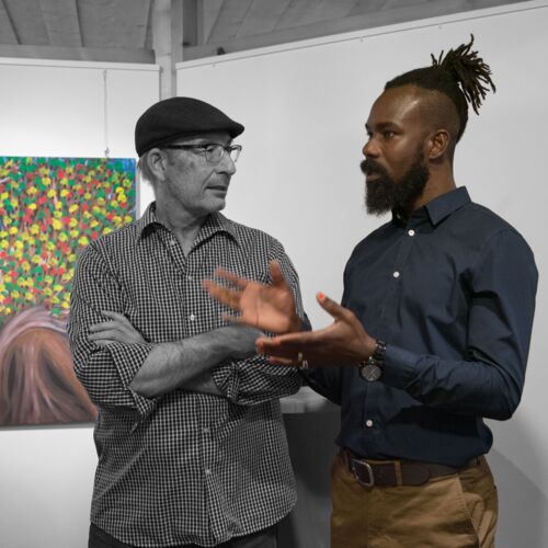 Rubrik Dokumentation Photographie | Anthony Agbovi, Vernissage, Ausstellung, Museum St_Blasien | Photography by Malco Messerli, eightleins (8lines)