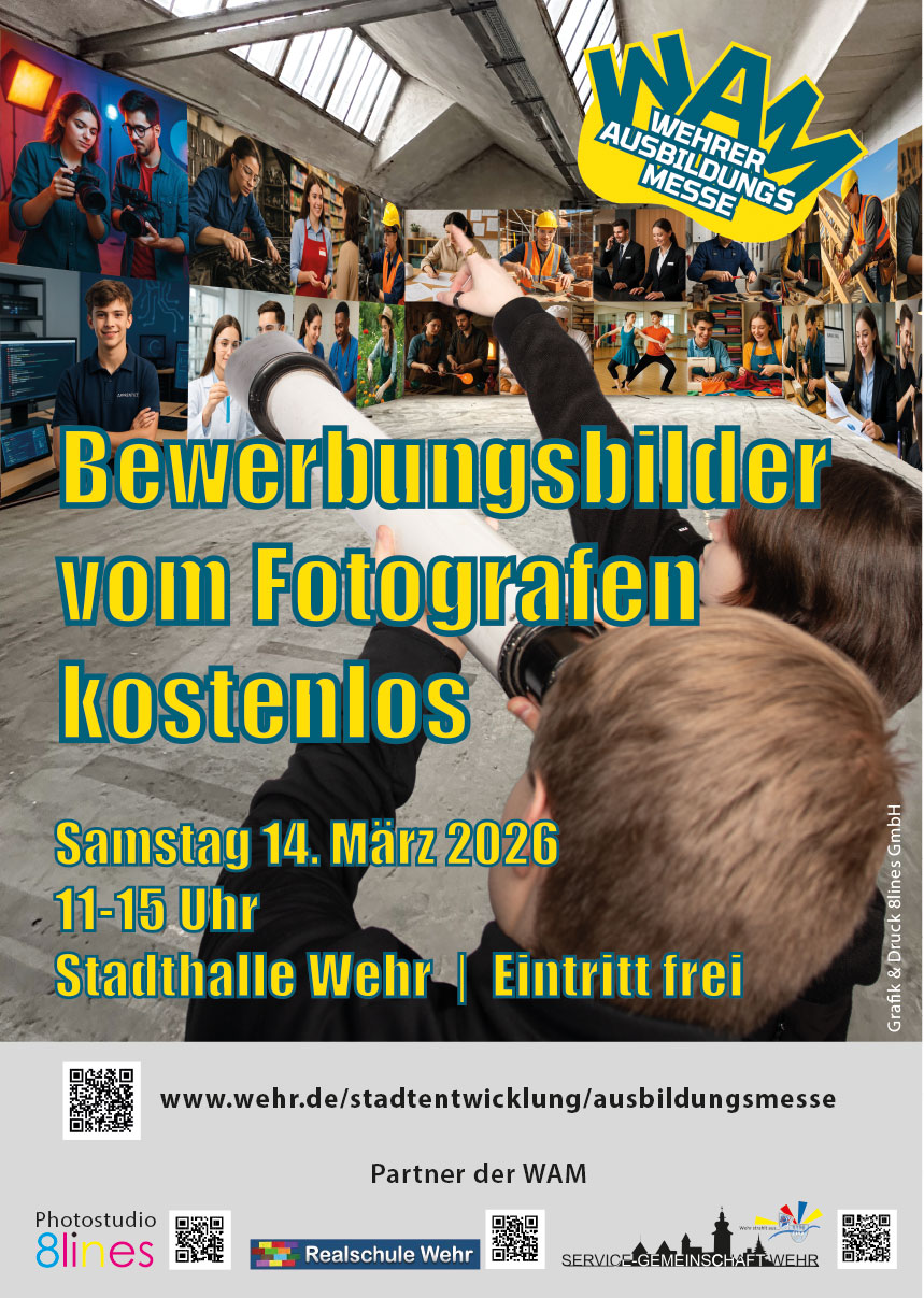Plakat WAM, Wehrer Ausbildungs-Messe